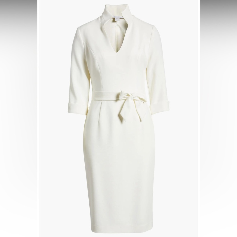 Black Halo Madeline Three-Quarter Sleeve Sheath
